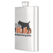 Befürchten Sie den Bart - das Drahthaar, das Flachmann (Links)