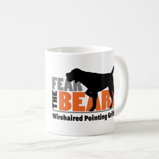 Befürchten Sie den Bart - das Drahthaar, das Kaffeetasse (VorderseiteRechts)