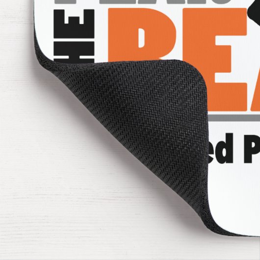 Befürchten Sie den Bart - das Drahthaar, das Mousepad (Ecke)