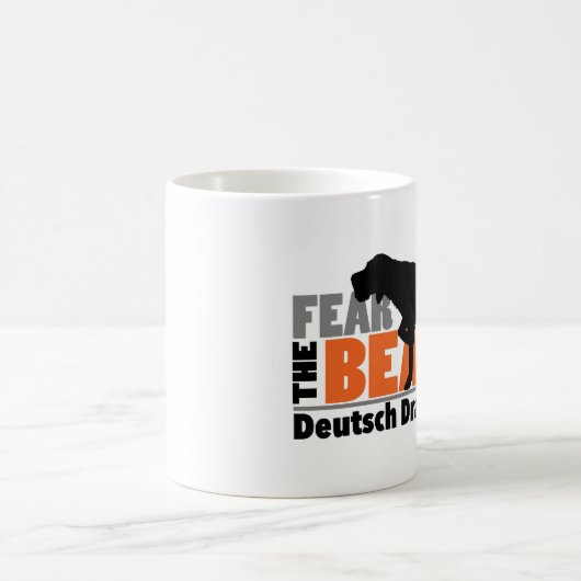 Befürchten Sie den Bart - Deutsch Drahthaar Kaffeetasse (Mittel)