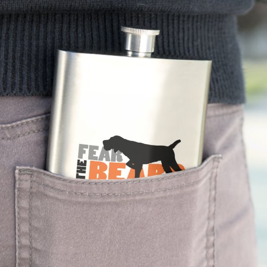 Befürchten Sie den Bart - deutschen Flachmann (Beispiel)