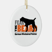 Befürchten Sie den Bart - deutschen Keramik Ornament (Rechts)