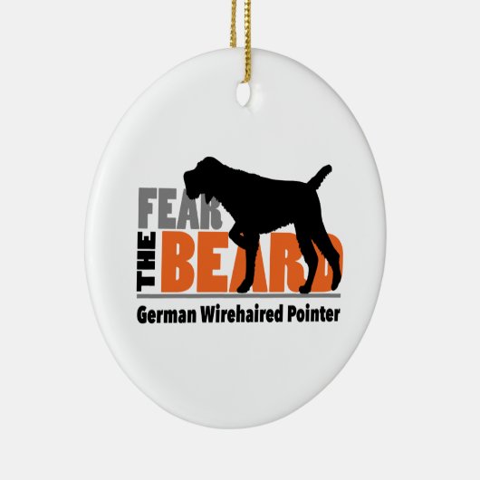 Befürchten Sie den Bart - deutschen Keramik Ornament (Rechts)