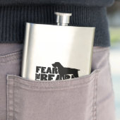 Befürchten Sie den Bart - Pudelpointer Gang Flachmann (Beispiel)