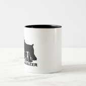Befürchten Sie den Bart - Riesenschnauzer Zweifarbige Tasse (Mittel)