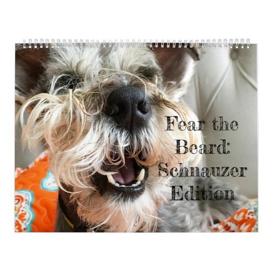 Befürchten Sie den Bart: Schnauzer-Ausgabe Kalender (Titelbild)