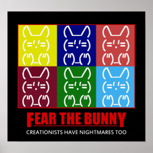 BEFÜRCHTEN SIE DEN BUNNY POSTER