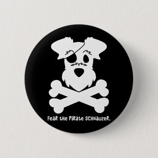 Befürchten Sie den PiratSchnauzer Button
