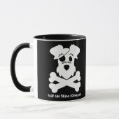Befürchten Sie den PiratSchnauzer Tasse (Links)