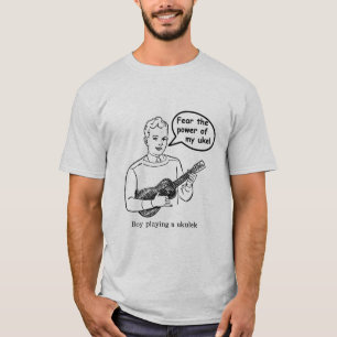 Befürchten Sie den Power von meinem Uke! (Ukulele T-Shirt