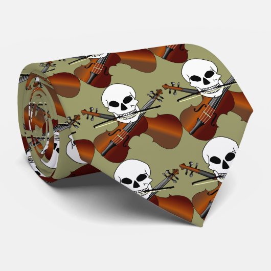 Befürchten Sie die Violinen-Krawatte Krawatte (Gerollt)