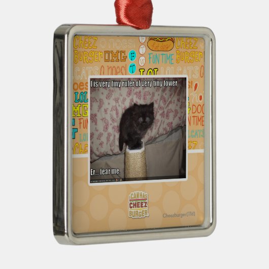 Befürchten Sie mich Ornament Aus Metall (Rechts)