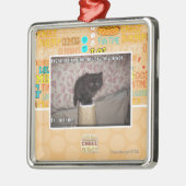 Befürchten Sie mich Ornament Aus Metall (Links)