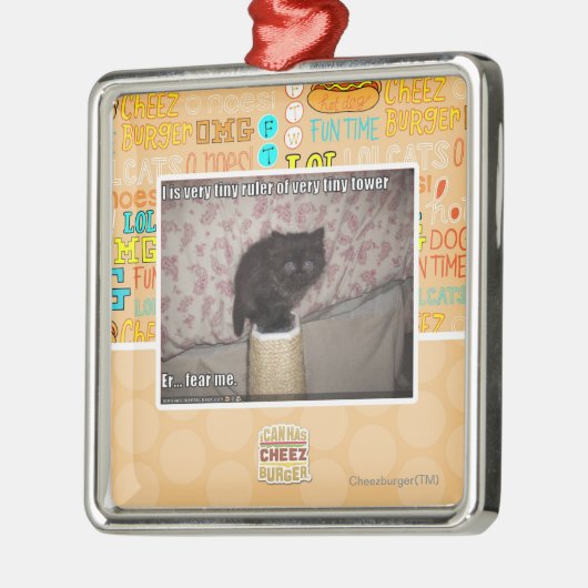 Befürchten Sie mich Ornament Aus Metall (Links)