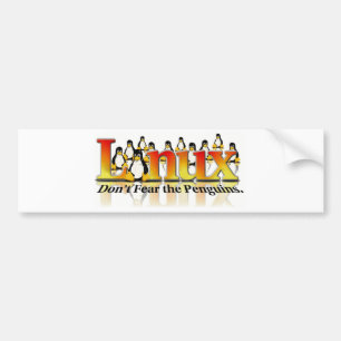 Befürchten Sie nicht den Pinguin Autoaufkleber