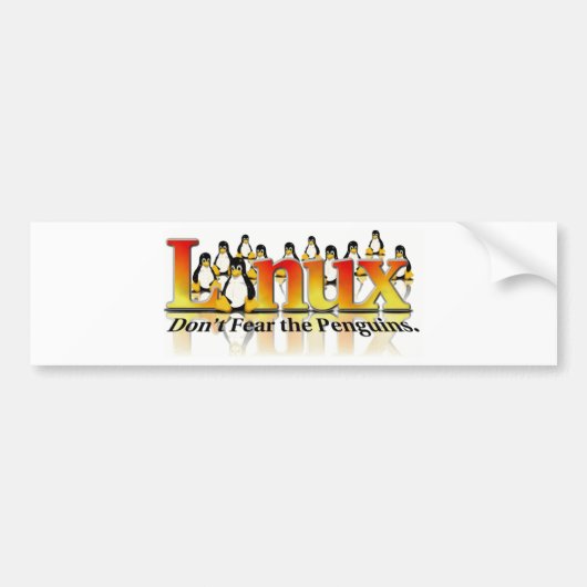 Befürchten Sie nicht den Pinguin Autoaufkleber (Vorne)