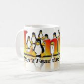Befürchten Sie nicht die Pinguine Kaffeetasse (Vorderseite Links)