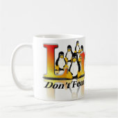 Befürchten Sie nicht die Pinguine Kaffeetasse (Links)