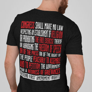 Befürworter des Friedlichen Protesters des Ersten T-Shirt