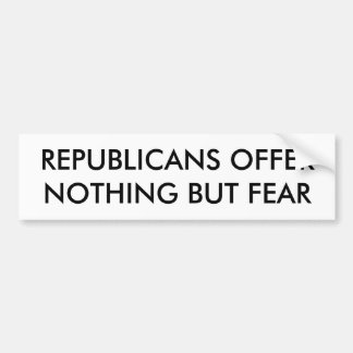 BEFÜRWORTUNG DER REPUBLIK AUTOAUFKLEBER