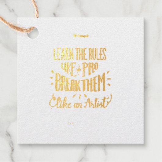 Befürwortung Geschenkanhänger (Vorderseite)