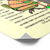 BEG-A-THON FÜR GELD-REALITÄTSKARO POSTER (Ecke)