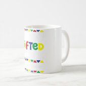 begabt und schwarz kaffeetasse (VorderseiteRechts)