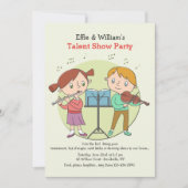 Begabte Kindereinladung Einladung (Vorderseite)