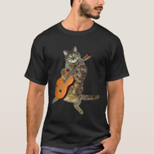 Begabter Tabby-Gitarrist T-Shirt