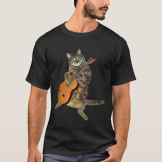 Begabter Tabby-Gitarrist T-Shirt