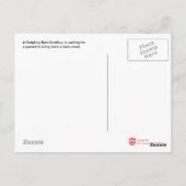 Begasungsstall schlucken postkarte (Rückseite)