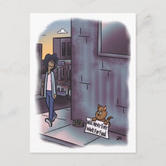 Begattung mit Zeichen Postkarte (Vorderseite)