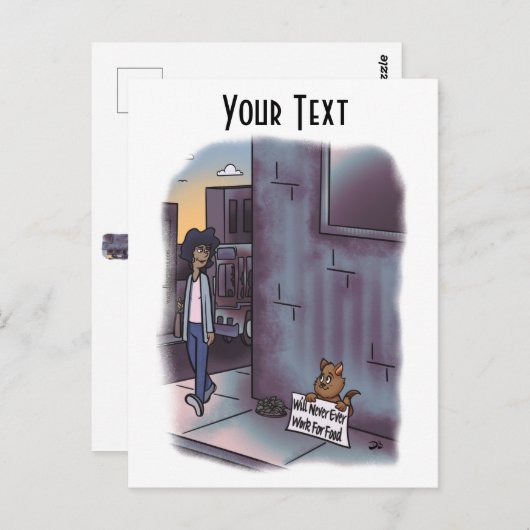 Begatze Postkarte (Vorne/Hinten)