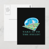 Begeben Sie sich auf das Feld Postkarte (Vorne/Hinten)