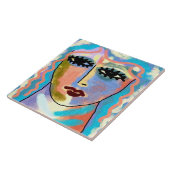 Begeben Sie sich auf die Abstrakte digitale Bemalu Fliese (Seite)