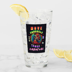 Begeben Sie sich in einen Samba-Karneval Glas