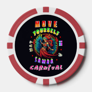 Begeben Sie sich in einen Samba-Karneval Pokerchips