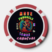 Begeben Sie sich in einen Samba-Karneval Pokerchips (Rückseite)