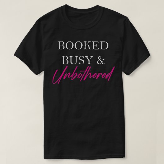 Begebene und ungestörte Unternehmermotivation T-Shirt (Design vorne)