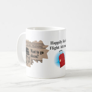Begegnung der Flugbegleiter bei der Ruhestandsfeie Kaffeetasse
