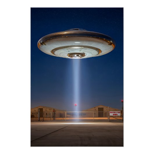 Begegnung des dritten Typs: Zone 51 Poster (Vorderseite)