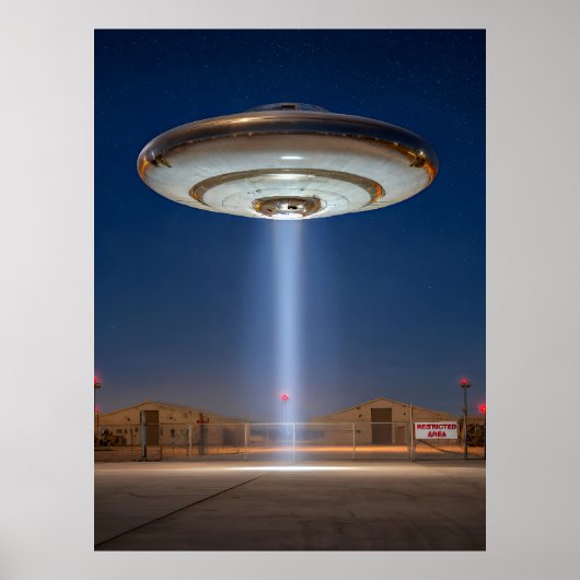Begegnung des dritten Typs: Zone 51 Poster (Vorne)