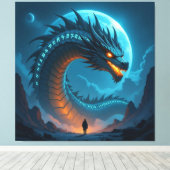 Begegnung mit dem Himmelsdrachen Leinwanddruck (Insitu (Holzboden))