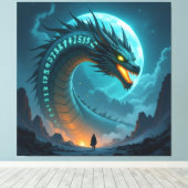 Begegnung mit dem Himmelsdrachen Leinwanddruck (Insitu (Holzboden))