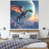 Begegnung mit dem Himmelsdrachen Leinwanddruck (Insitu (Schlafzimmer))