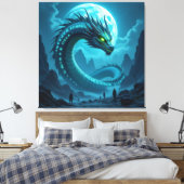 Begegnung mit dem Himmelsdrachen Leinwanddruck (Insitu (Schlafzimmer))