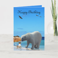 Begegnung mit Polar Bear, Geburtstagsgruß