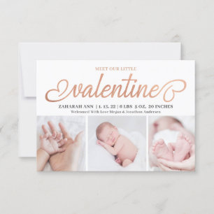 Begegnung mit unserem kleinen Valentine 3 Foto Geb Ankündigung