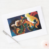 Begegnung Rechteckiger Aufkleber (Umschlag)