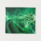 Begegnung unter Wasser mit Cthulhu Wandteppich (Vorderseite (Horizontal))